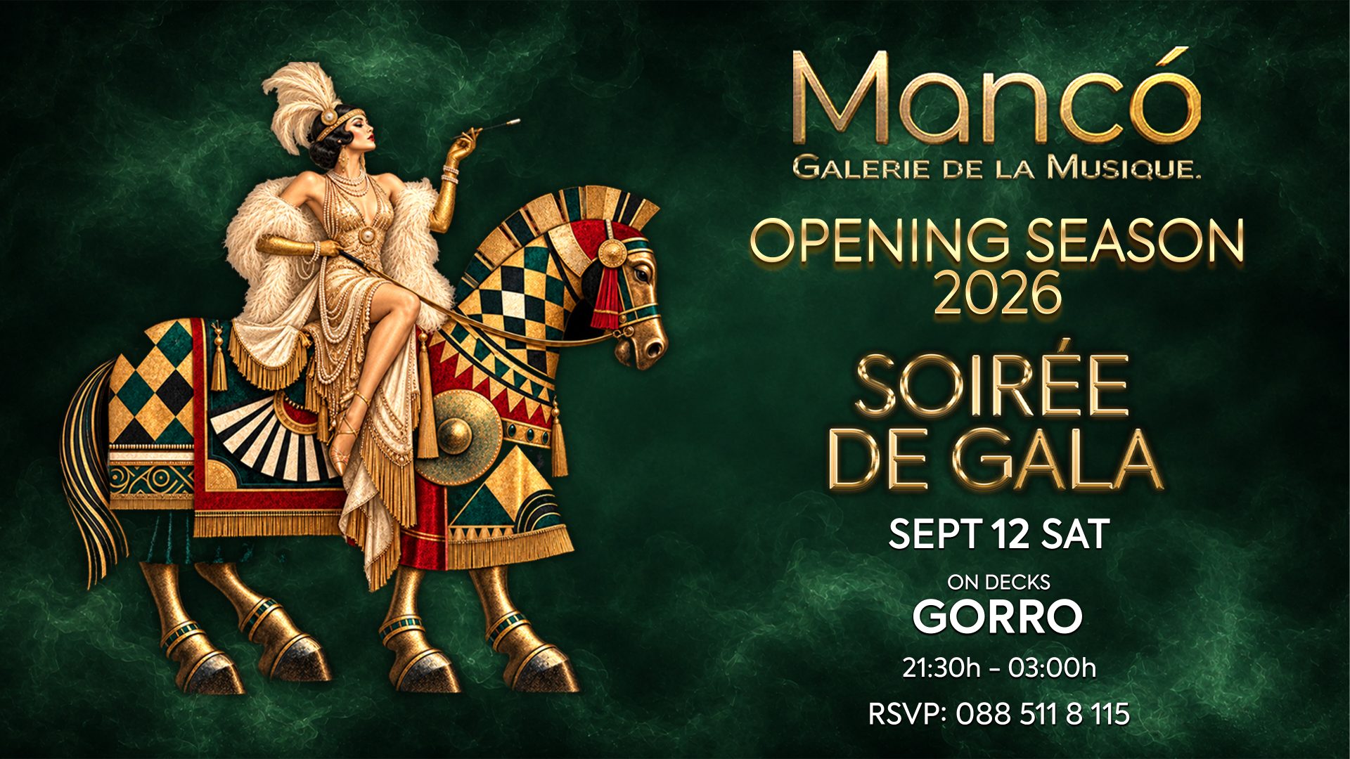 SOIRÉE DE GALA – OPENING SEASON